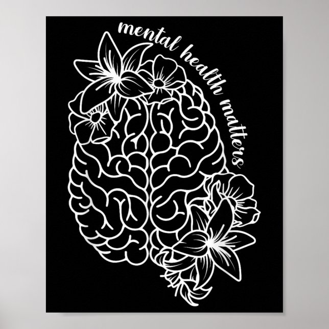 Poster Saúde Mental S Consciência da Doença Mental (Frente)