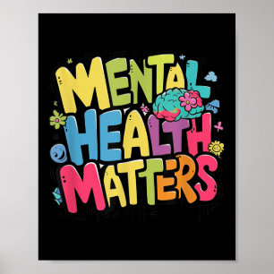 Poster Saúde Mental S O Cérebro Humano Saúde Awarene