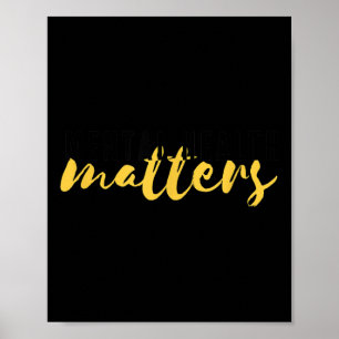 Poster Saúde Mental S - Tipografia Sensibilização Amarela