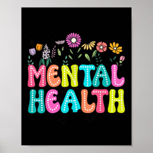 Poster Saúde Mental Sensibilização para a Doença do Céreb