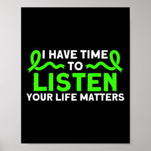 Poster Saúde mental Sua Vida Problemas Saúde Mental Awa