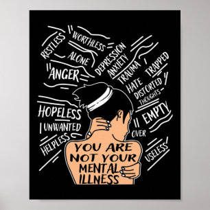 Poster Saúde Para As Mulheres Você Não É Sua Doença Menta