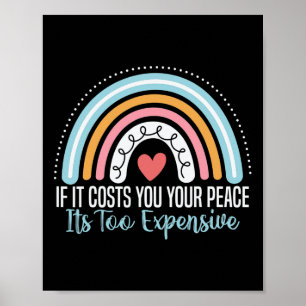 Poster Saúde Se Custar Sua Paz É Muito Cara