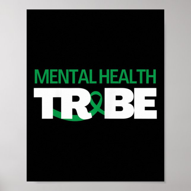Poster Saúde Tribo Saúde Mental Consciência (Frente)