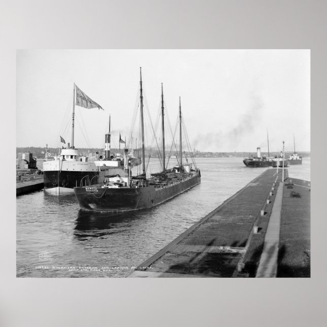 Poster Sault Ste. Marie: 1905 (Frente)