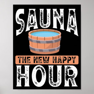 Poster Sauna, a nova hora feliz