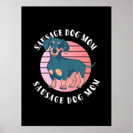 Poster Sausage Dog Mãe