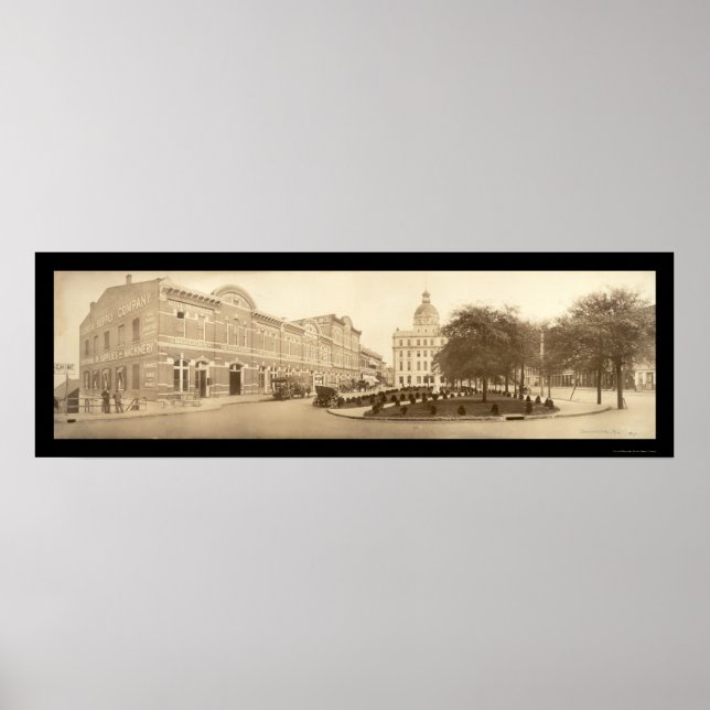 Pôster Savannah, Georgia Foto 1909 (Frente)