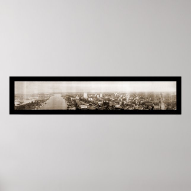 Poster Savannah Georgia Foto 1912 (Frente)