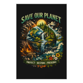 Pôster Save Our Planet