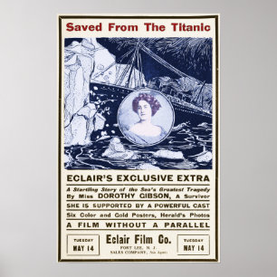 Poster Saved From The Titanic May 14th, 1912