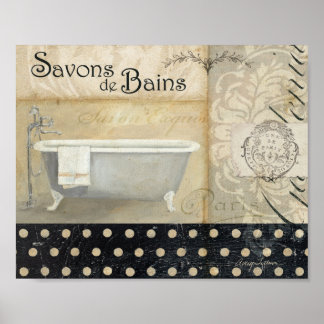 Poster Savons de Bains