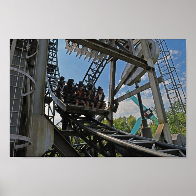 Poster SAW: A queda de rumo | Thorpe Park Resort (Frente)