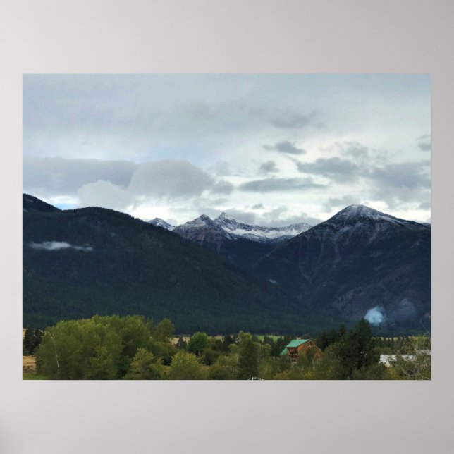 Poster Sawtooth & Hurricane Point, Oregon (Frente)
