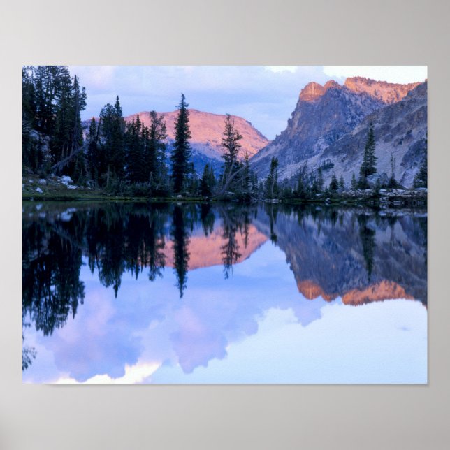 Pôster Sawtooth Wilderness, Idaho. EUA. Cumulus (Frente)
