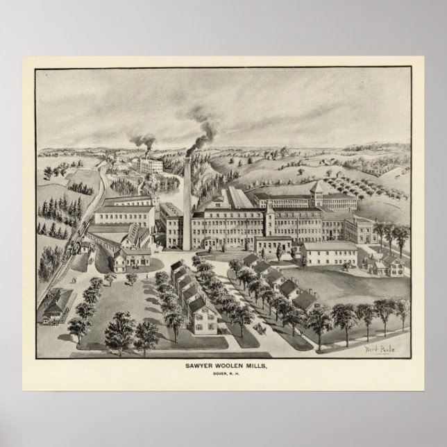 Pôster Sawyer Woolen Mills (Frente)
