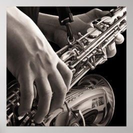 Poster Sax solitário