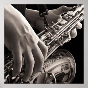 Poster Sax solitário