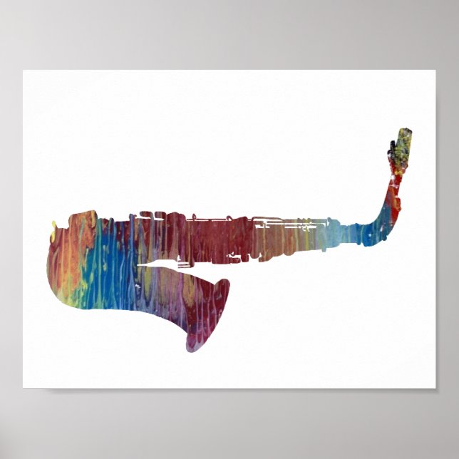 Pôster saxofone (Frente)