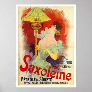 Poster Saxoleina, Jules Chéret