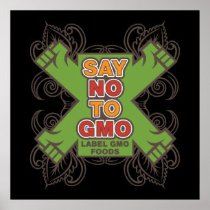 Pôster Say No to GMO