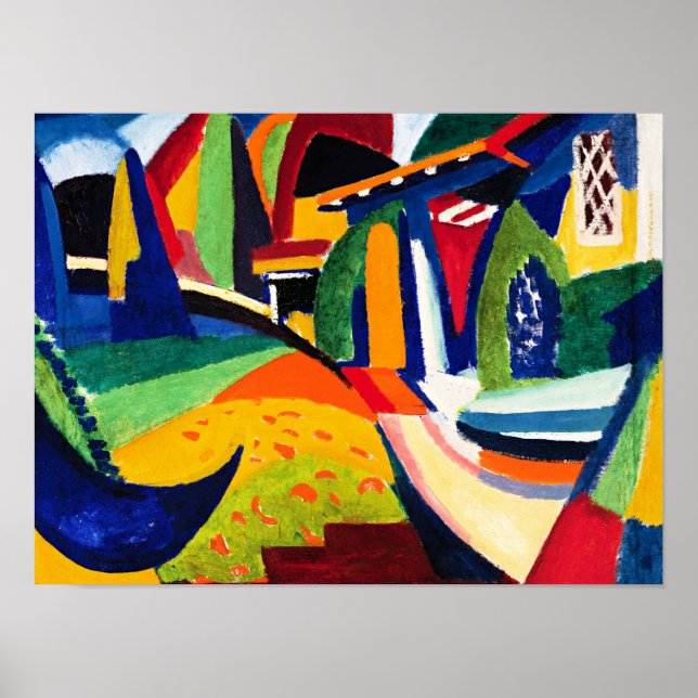 Poster Sayen - Scheherazade, pintura colorida (Frente)