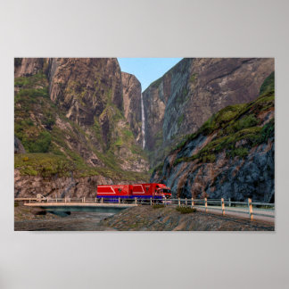 Poster Scania 141 på vej til Honningsvåg, Norge