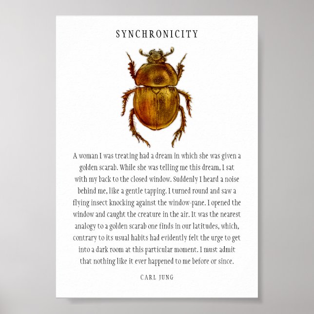 Poster Scarab de Sincronização (Frente)
