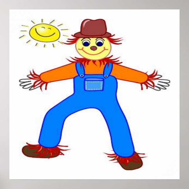 POSTER SCARECROEN "FELIZ HALLOWEEN" (Frente)