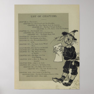 Poster Scarecrow List of Chapters