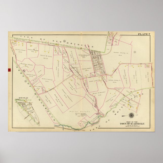 Pôster Scarsdale, Nova Iorque (Frente)