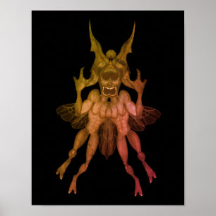 Poster Scary Goblin Halloween