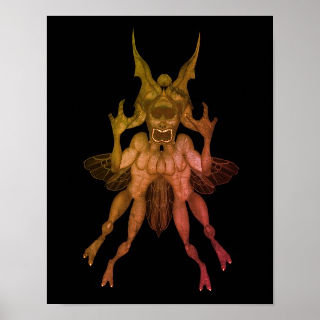 Poster Scary Goblin Halloween (Frente)