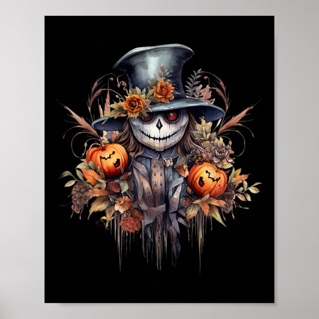Poster Scary Halloween Ghost (Frente)
