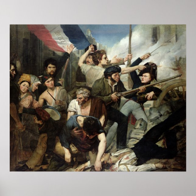 Poster Scene of the 1830 Revolution (Frente)