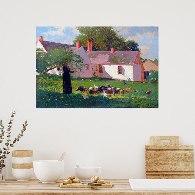 Poster Scene Winslow Homer 1872 (Cozinha)