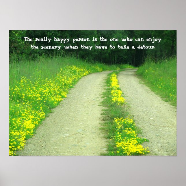 Pôster Scenery on a Detour (Frente)