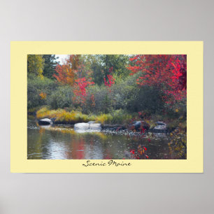 Poster Scenic Maine