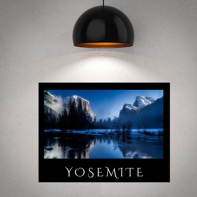 Poster Scenic Yosemite no inverno (Criador carregado)