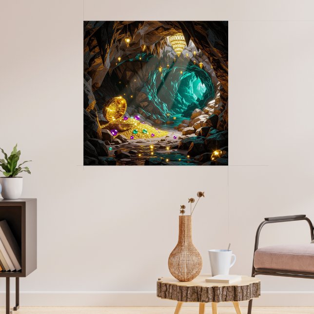 Poster Schatzhöhle im Licht (Sala de Estar 3)