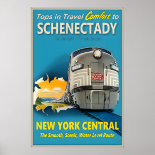 Poster Schenectady New York Central Railroad Tops em