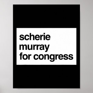 Poster Scherie Murray Para o Congresso Ny Pro Trump Eleiç