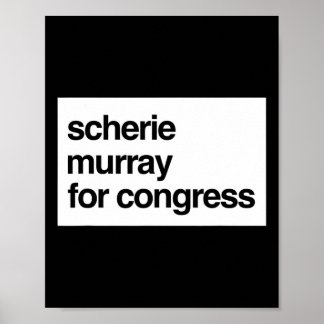 Poster Scherie Murray Para o Congresso Ny Pro Trump Eleiç