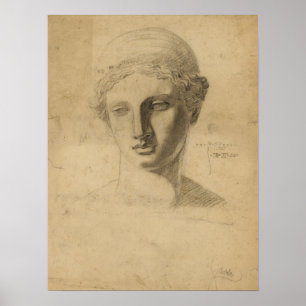 Poster Schiele - Antique Bust 1906