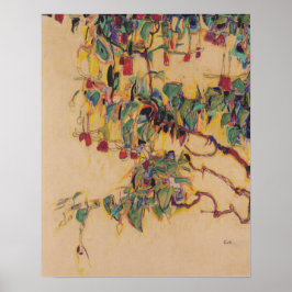 Poster Schiele - Árvore do Sol 1910