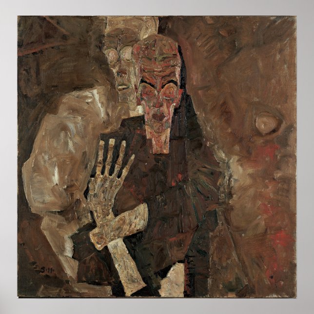 Poster Schiele - Autovedores (Morte E Homem) (Frente)