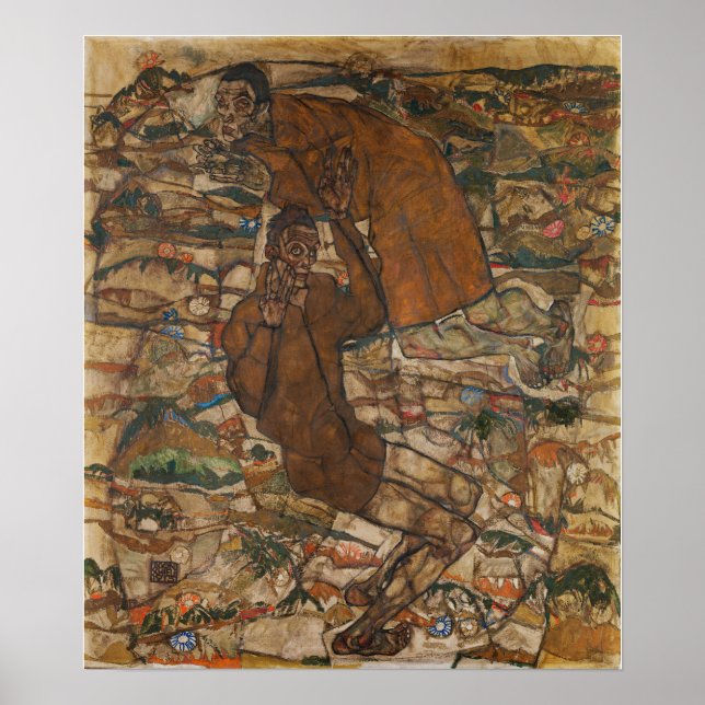 Poster Schiele - Levitação (O Cego) (Frente)