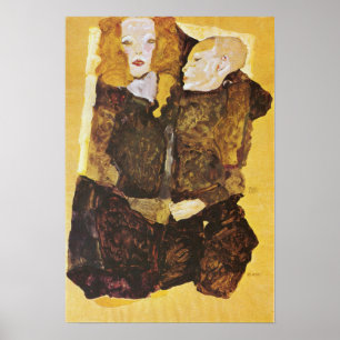 Poster Schiele - Mãe E Filho