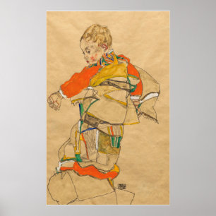 Poster Schiele - Retrato de uma Criança (Anton Peschka Jr