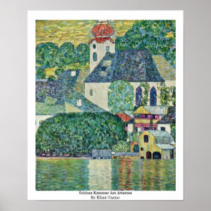 Poster Schloss Kammer Am Attersee por Klimt Gustavo